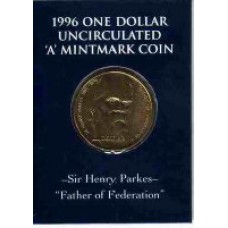 1996 $1 Parkes A Mint Mark