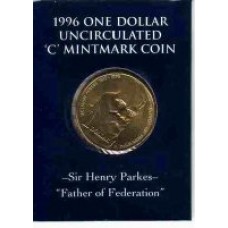 1996 $1 Parkes C Mint Mark