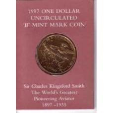 1997 $1 Kingsford Smith B Mint Mark