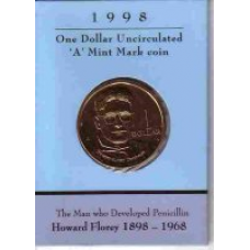 1998 $1 Florey A Mint Mark