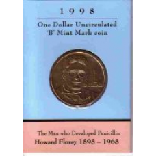 1998 $1 Florey B Mint Mark