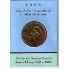 1998 $1 Florey C Mint Mark
