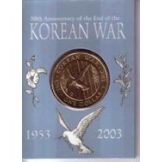 2003 $1 Korean War M Mint Mark