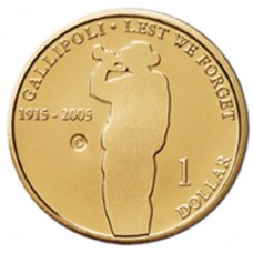 2005 $1 Gallipoli C Mint Mark