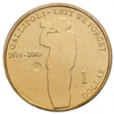 2005 $1 Gallipoli G Mint Mark