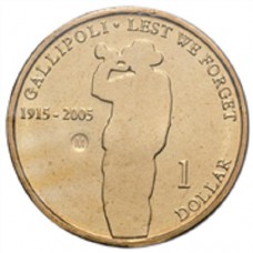2005 $1 Gallipoli M Mint Mark