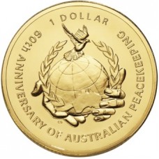 2007 $1 60th Anniversary of Australian Peacekeeping