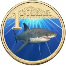 2007 $1 Ocean Series - Great White Shark