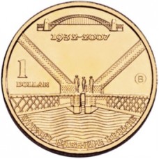2007 $1 Sydney Harbour Bridge B Mint Mark