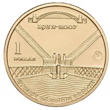 2007 $1 Sydney Harbour Bridge S Mint Mark