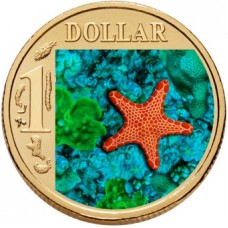 2007 $1 Ocean Series - Biscuit Starfish 
