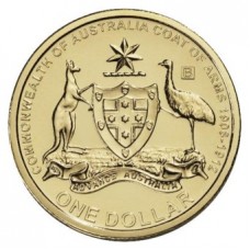 2008 $1 Coat of Arms B Privy Mark 