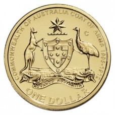2008 $1 Coat of Arms C Mint Mark 