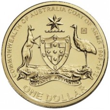 2008 $1 Coat of Arms M Privy Mark 