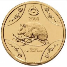 2008 $1 Lunar Rat 