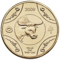 2009 $1 Lunar Ox 