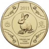 2011 $1 Lunar Rabbit