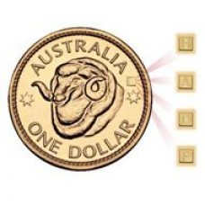 2011 $1 Rams Head 4 coin Pack (H,A,P,D)