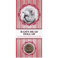2011 $1 Rams Head M Counterstamp