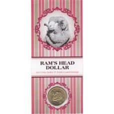 2011 $1 Rams Head P Counterstamp