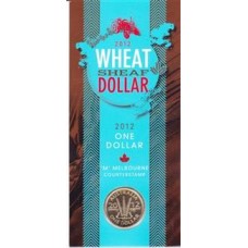 2012 $1 Wheat Sheaf M Counterstamp