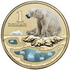 2013 $1 Polar Animals -  Polar Bear