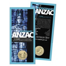 2015 $1 ANZAC S Counter Stamp