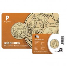 2016 $1 Mob Of Roos P Privy Mark