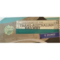 2017 $1 Trans Australia Railway S Counter Stamp