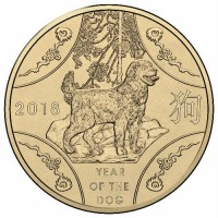 2018 $1 Lunar Dog