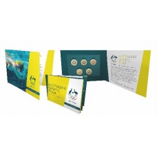 2016 $2 Olympic 5 coin set