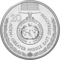 2017 20c Legends of ANZAC - Operational Services Medal