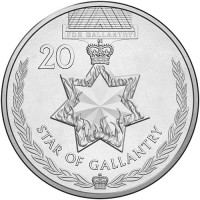 2017 20c Legends of ANZAC - Star of Galantry