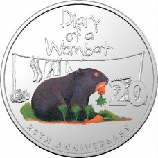 2022 20c Diary of a Wombat on card
