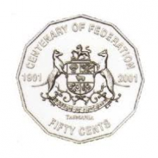 2001 50c Tasmania