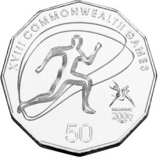 2006 50c Commonwealth Games -  Athletics Unc