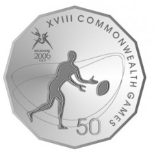 2006 50c Commonwealth Games - Rugby Unc