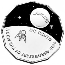 2009 50c Moon Landing