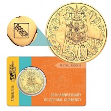 2016 50c Gold Plated WMF Privy Mark