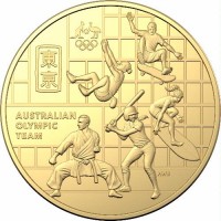 2020 50c Australian Olympic Team 
