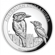 2017 $1 Kookaburra High Relief Silver Proof