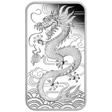 2018 $1 Dragon Rectangle Silver Proof
