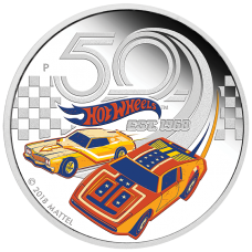 2018 $1 Hot Wheels Silver Proof