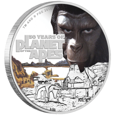 2018 $1 Planet of the Apes Silver Proof