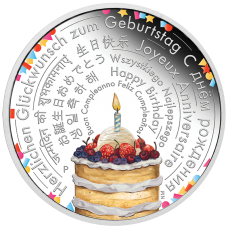 2018 $2 Birthday Wishes Silver Proof