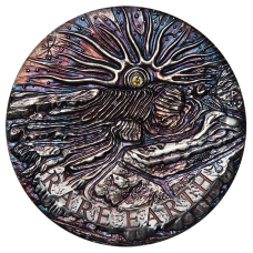 2018 $8 Rare Earth High Relief Patina Coin