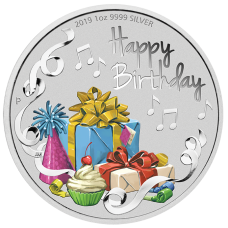 2019 $1 Happy Birthday Silver Proof