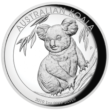 2019 $1 Koala Silver High Relief Proof