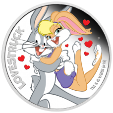 2019 $1 Loony Tunes Lovestruck Silver Proof