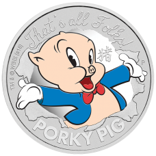 2019 $1 Porky Pig Silver Proof